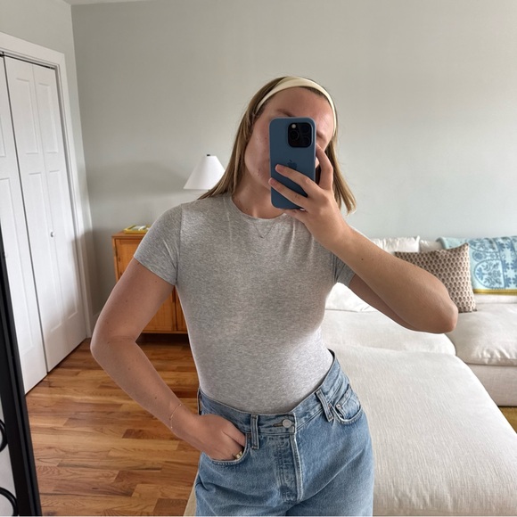 SKIMS Light Gray Bodysuit - Picture 1 of 6